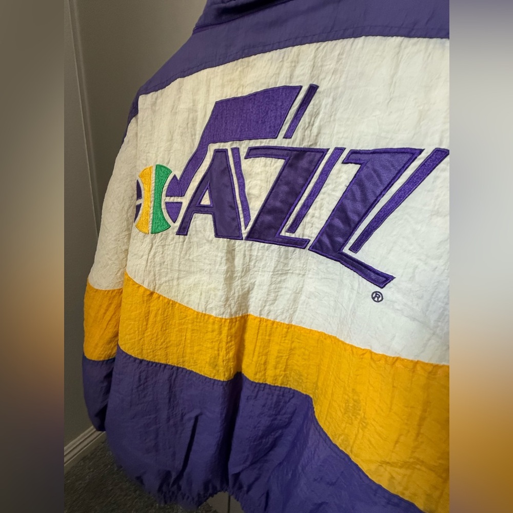 Vintage Utah Jazz bomber jacket